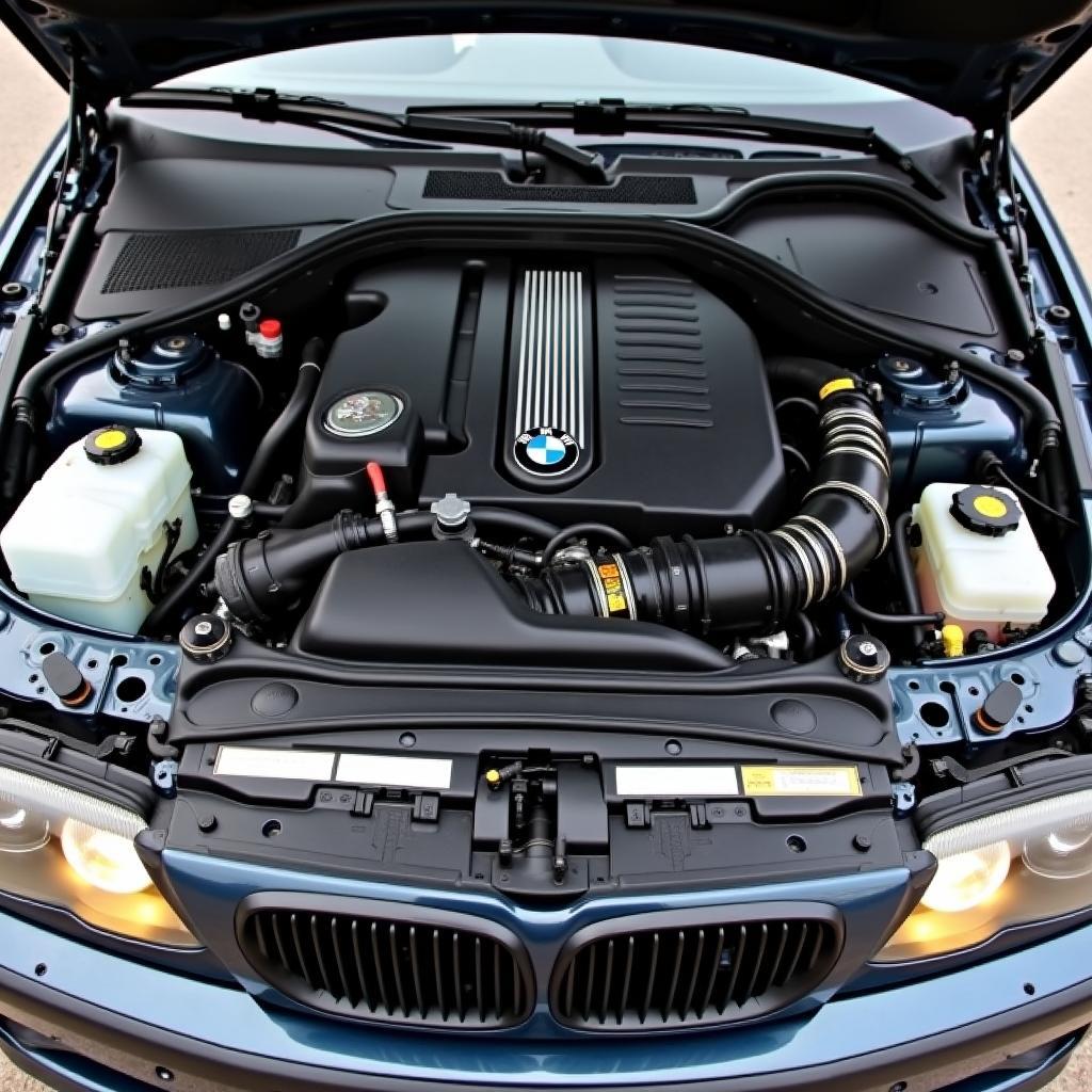 BMW 320i E46 Motorraum