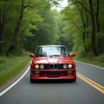 BMW E30 auf der Straße