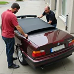 Montage eines BMW E36 Hardtops