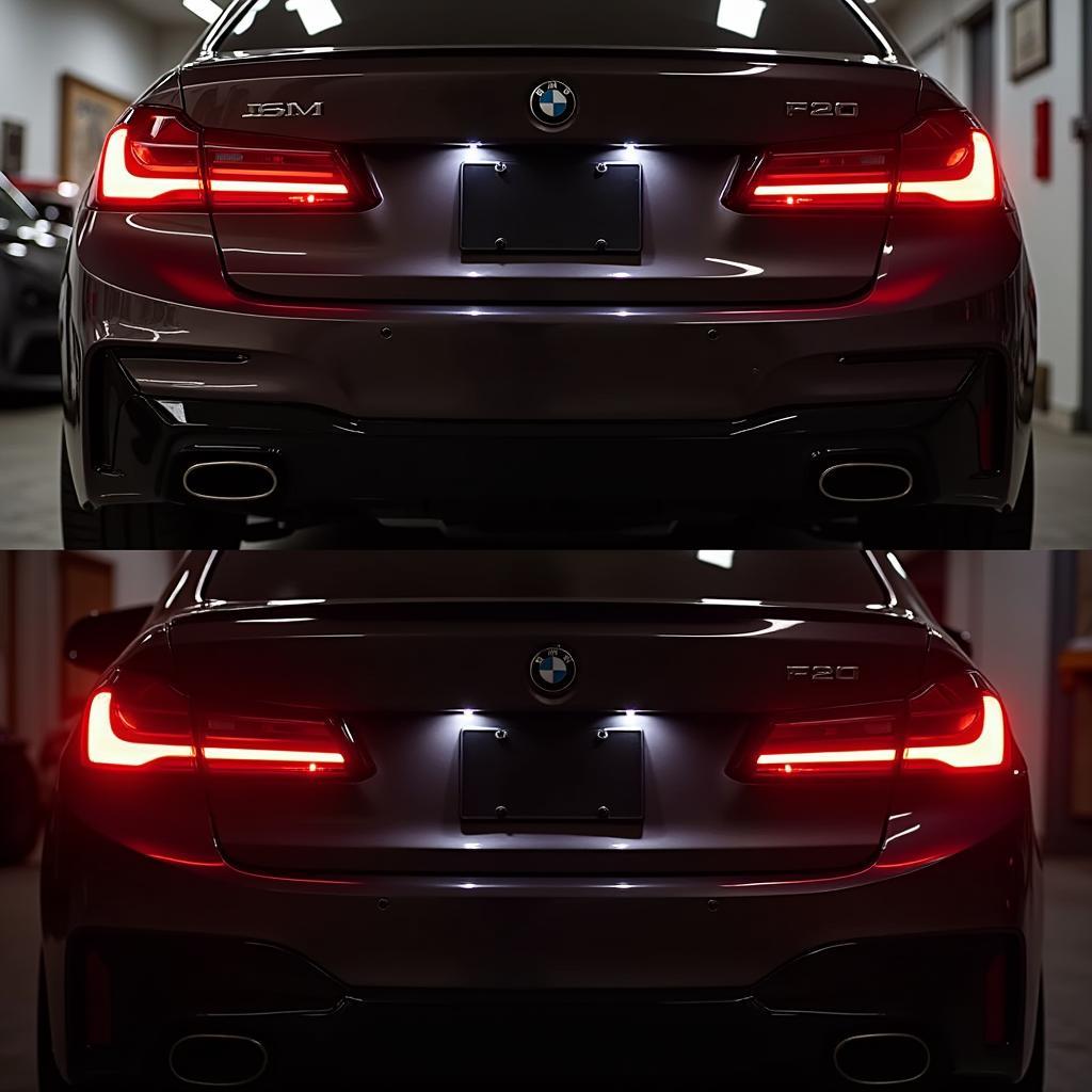 BMW F20 mit modernen LED Rückleuchten