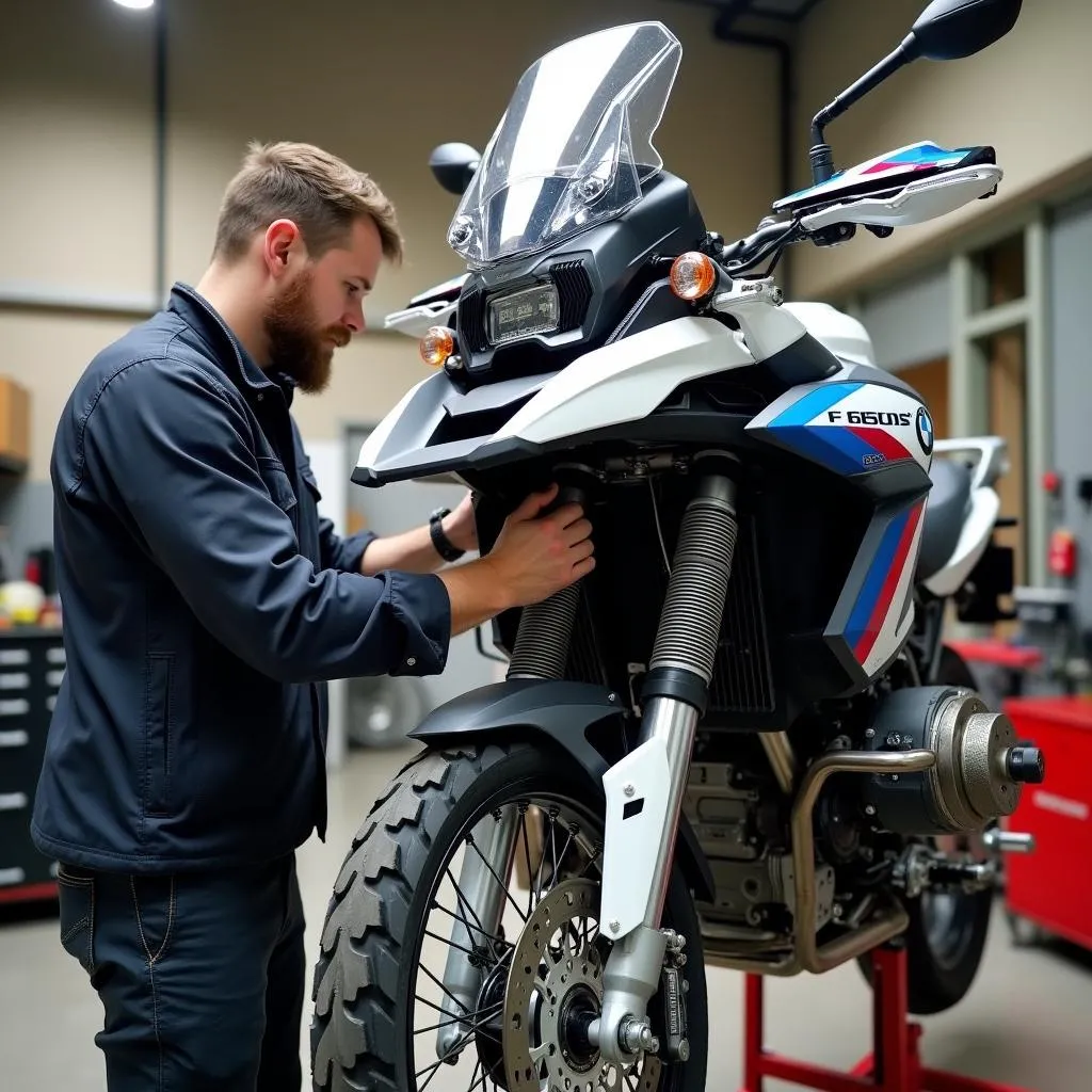 Reparo da BMW F650 GS Dakar