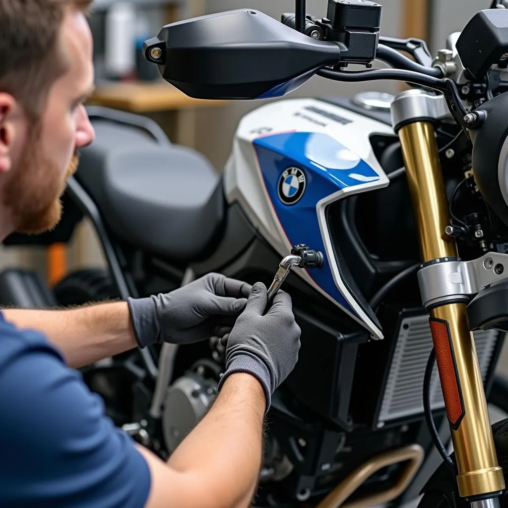 Manutenção da BMW F650 GS Dakar