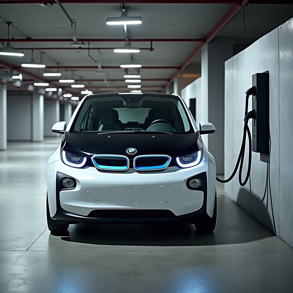 BMW i3 parken Ladestation