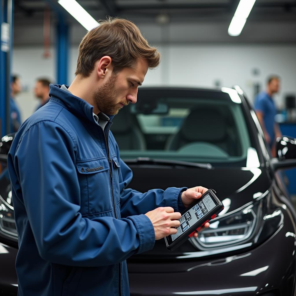 BMW i3 Wartung in der Werkstatt