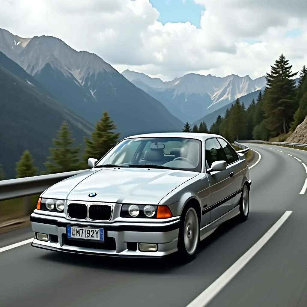 BMW M3 E36 auf der Straße