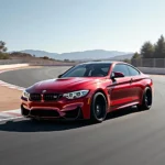 BMW M4 auf der Rennstrecke