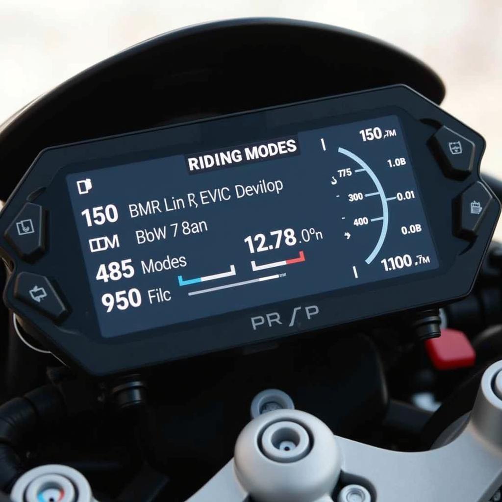 BMW S1000R M Display