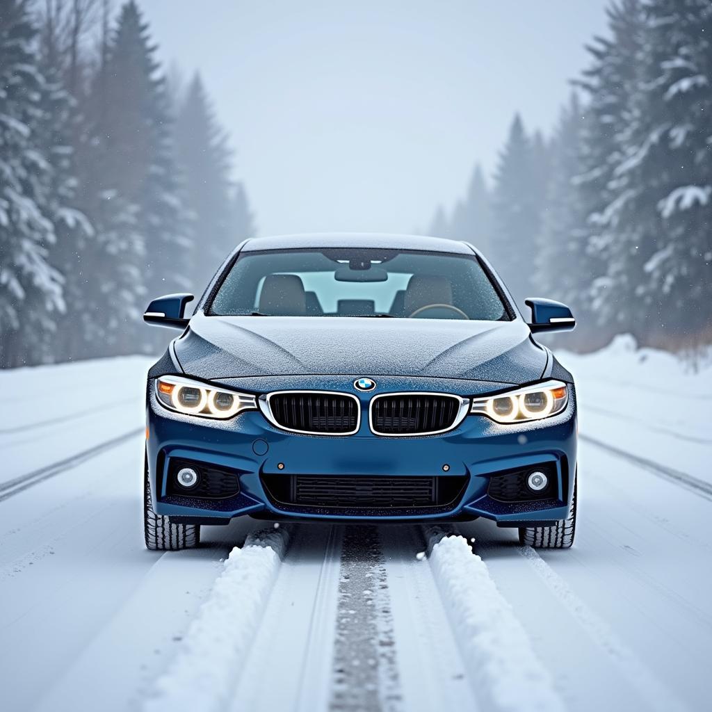 BMW Traktionskontrolle im Schnee