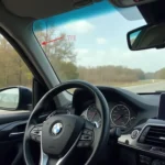 BMW VIN auf der Frontscheibe