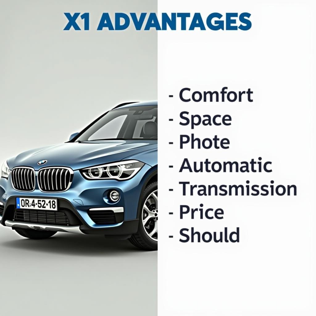 Vorteile eines gebrauchten BMW X1 mit Automatikgetriebe