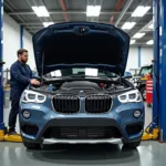 BMW X1 Wartung in Werkstatt