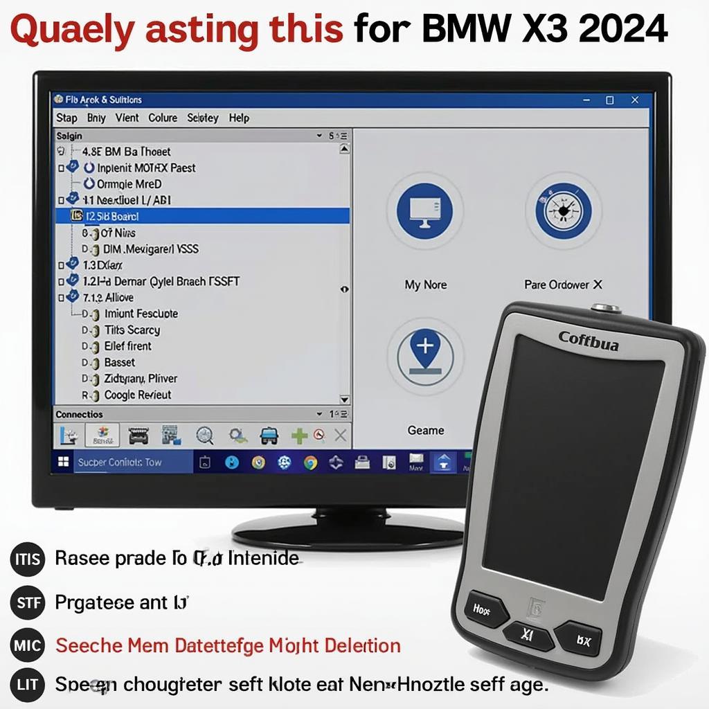 BMW X3 2024 Diagnose Software