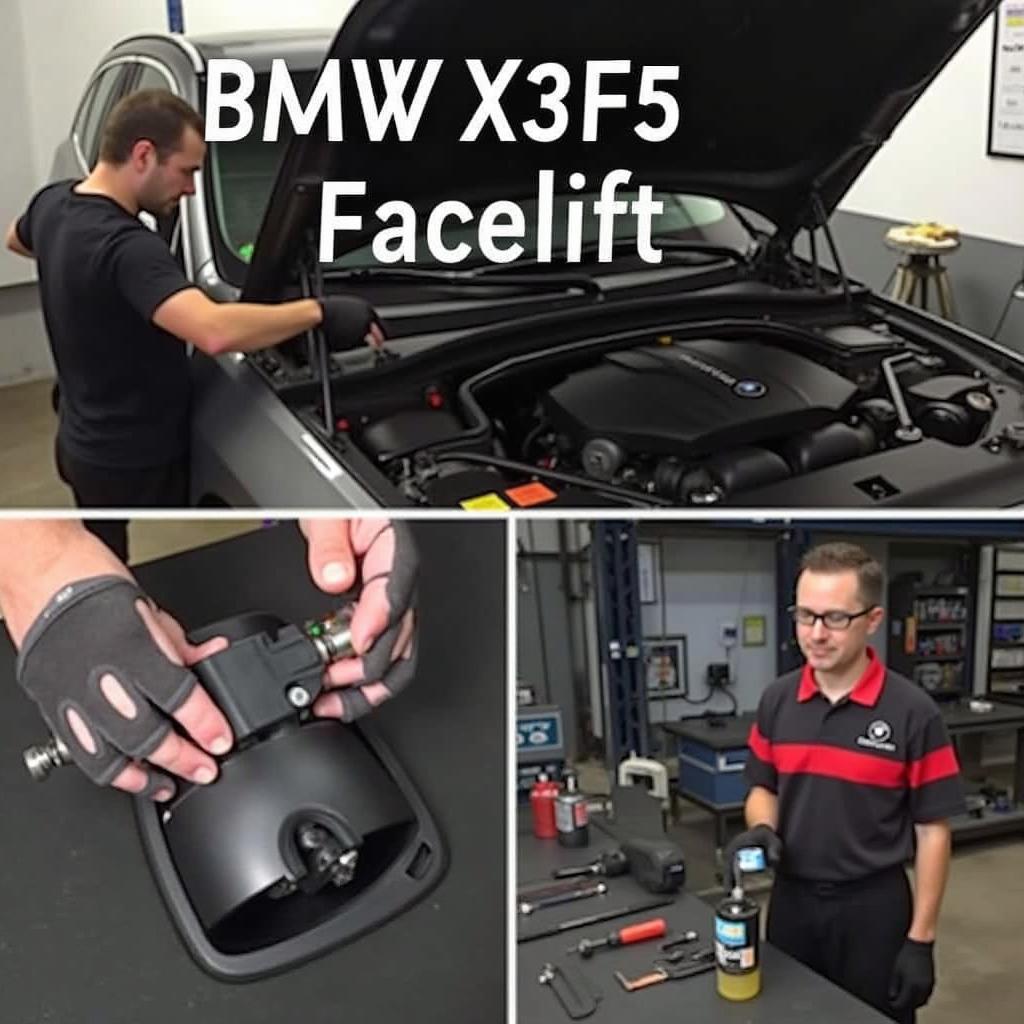 BMW X3 F25 Facelift Selbsthilfe Reparatur