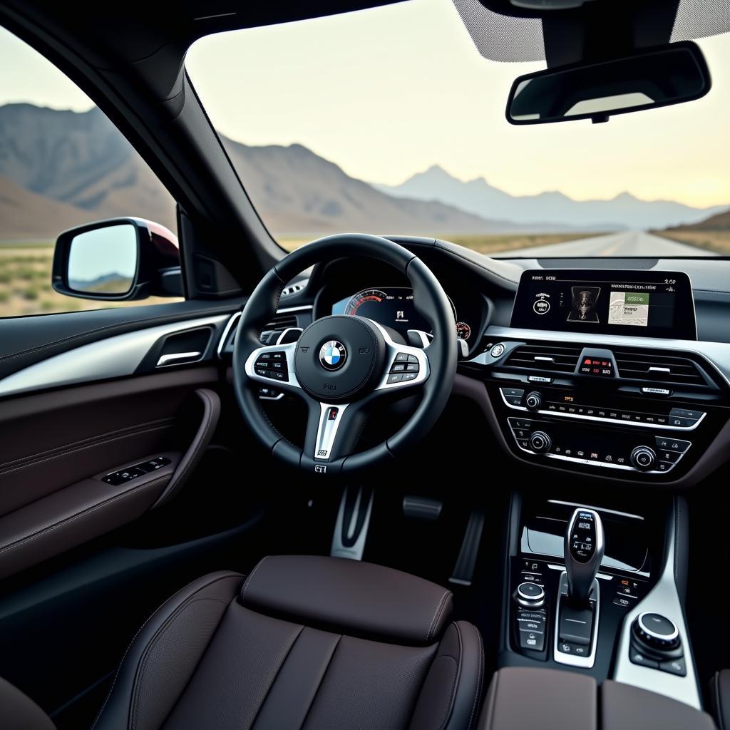 Modernes Cockpit des BMW X4