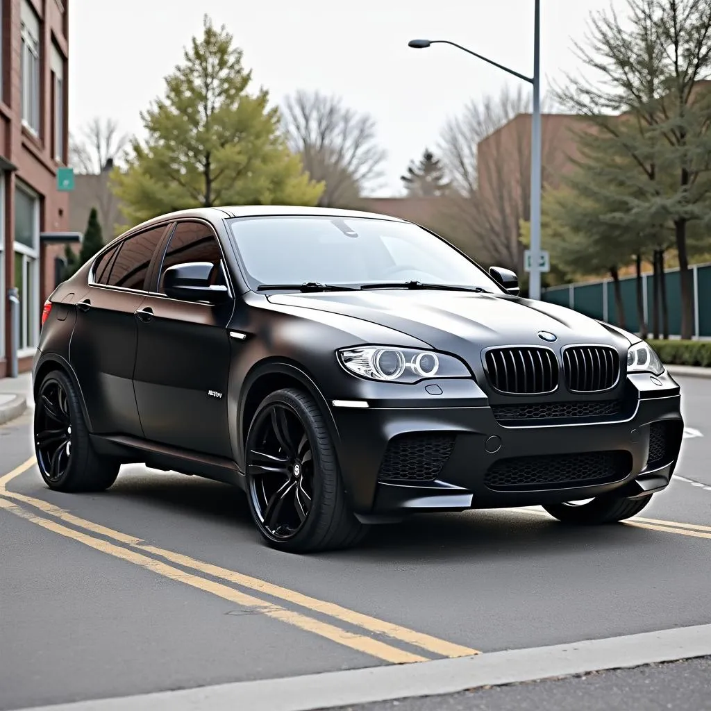 BMW X6 E71 mit Sportfelgen