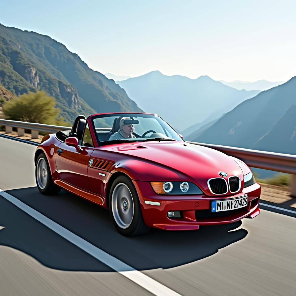 BMW Z3 auf der Straße