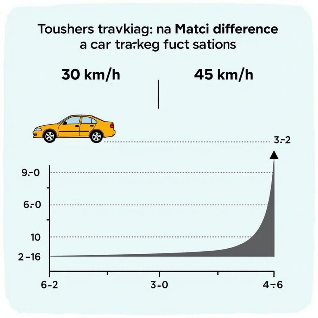 Unterschiedlicher Bremsweg bei 30 und 45 km/h