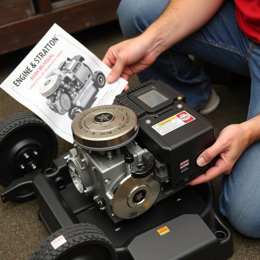 Reparatur eines Briggs & Stratton Motors mit Anleitung