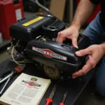 Wartung eines Briggs & Stratton Motors