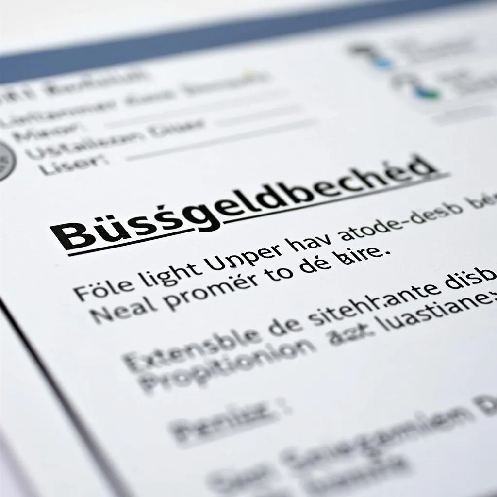 Bußgeldbescheid Rotlichtverstoß