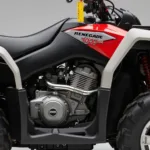 Nahaufnahme des Motors einer Can-Am Renegade 1000