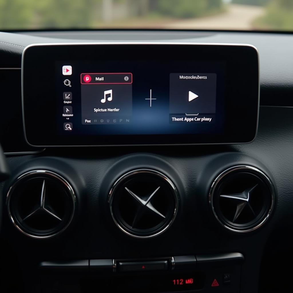 CarPlay Integration in einem Mercedes-Benz W205