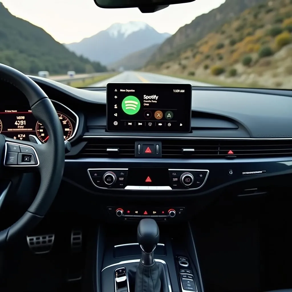 Musikstreaming mit CarPlay im Audi A5