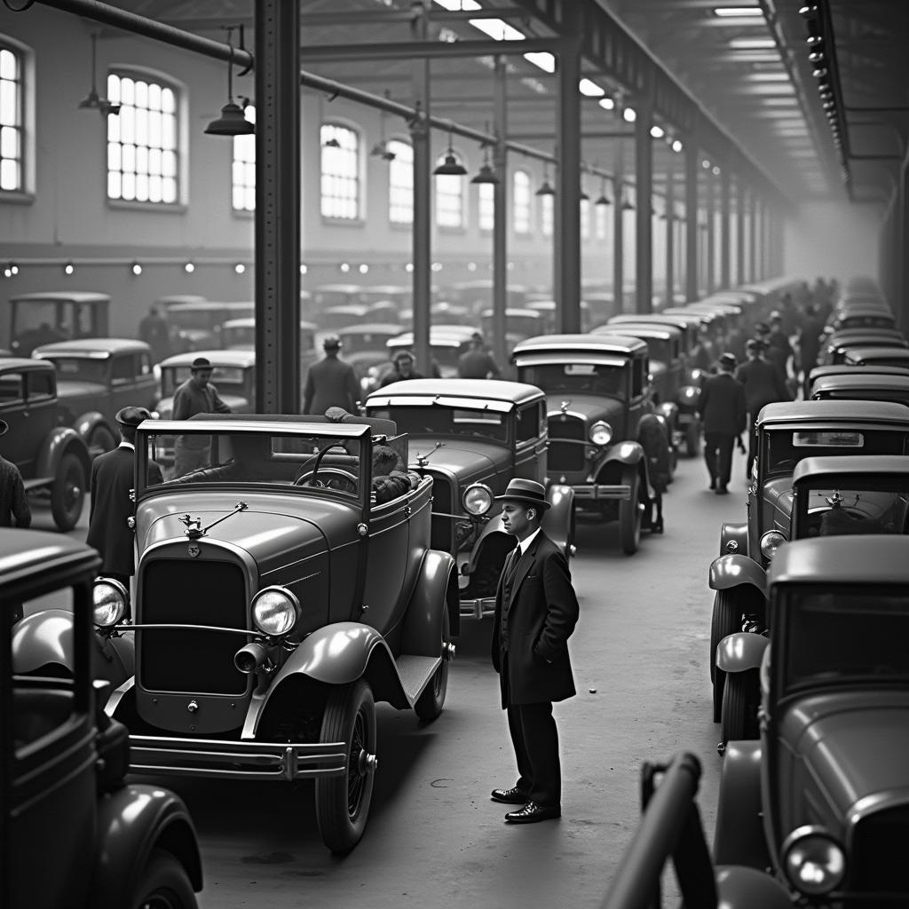 Automobilfabrik in Chicago