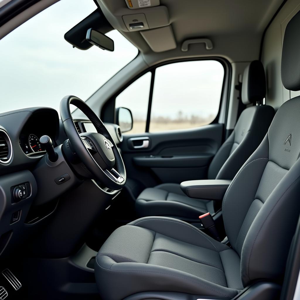 Ruim interieur van de Citroën Berlingo Hybrid