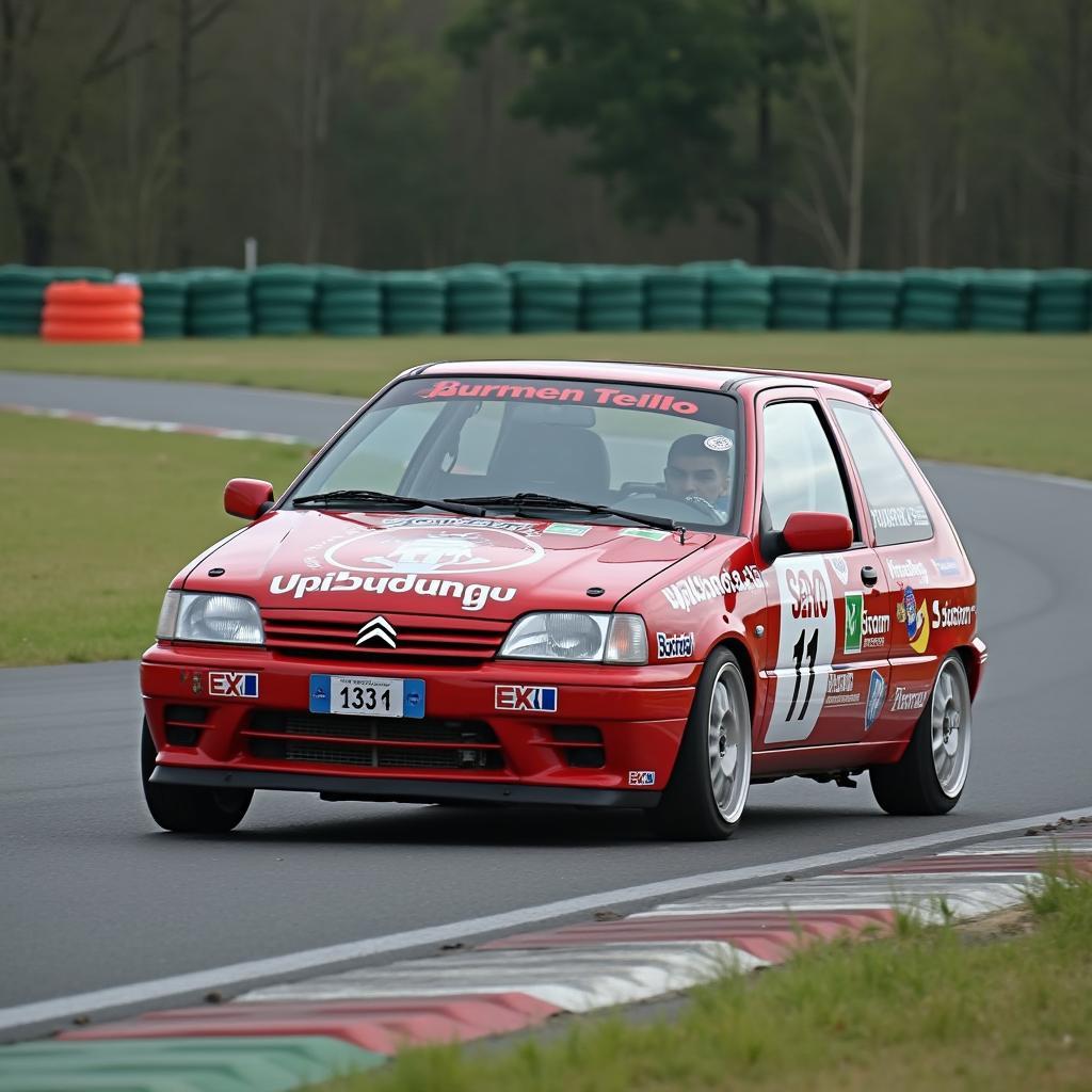 Citroen Saxo VTS im Rennmodus