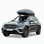 Dachbox Montage am Mercedes GLC