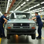 Dacia 2000 Produktion in Mioveni