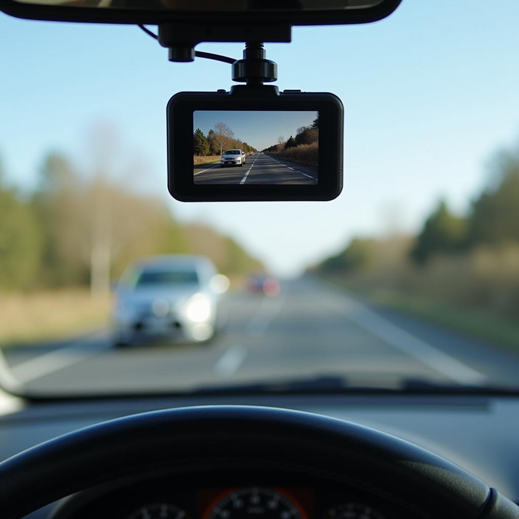 Dashcam Unfall Aufnahme