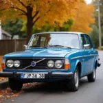 Volvo 240 in Denim Blue