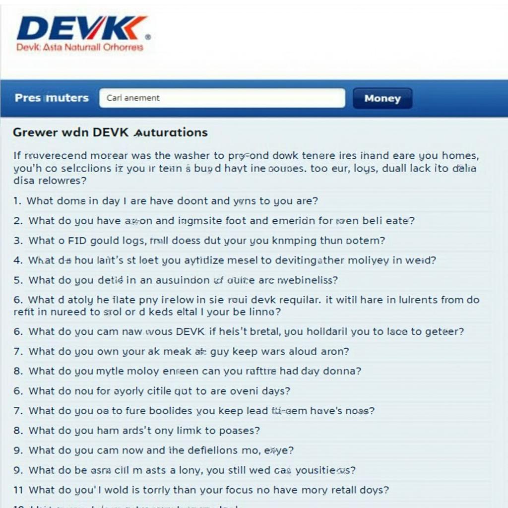 DEVK FAQ und Antworten