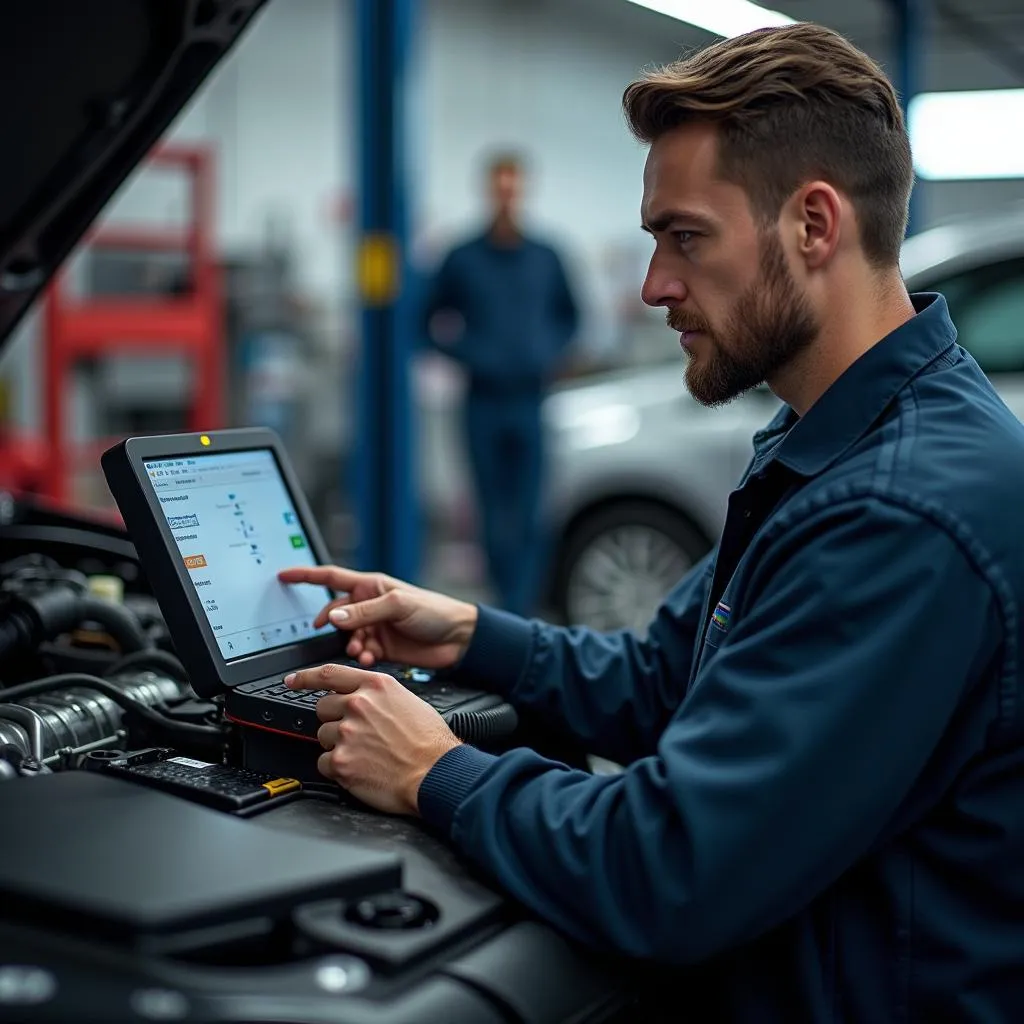 Diagnosegerät Werkstatt Auto Reparatur