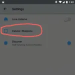 Discover deaktivieren auf Android