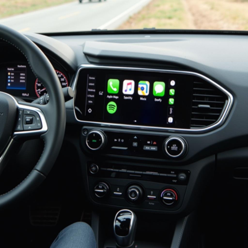 Doppel DIN Apple CarPlay im Auto