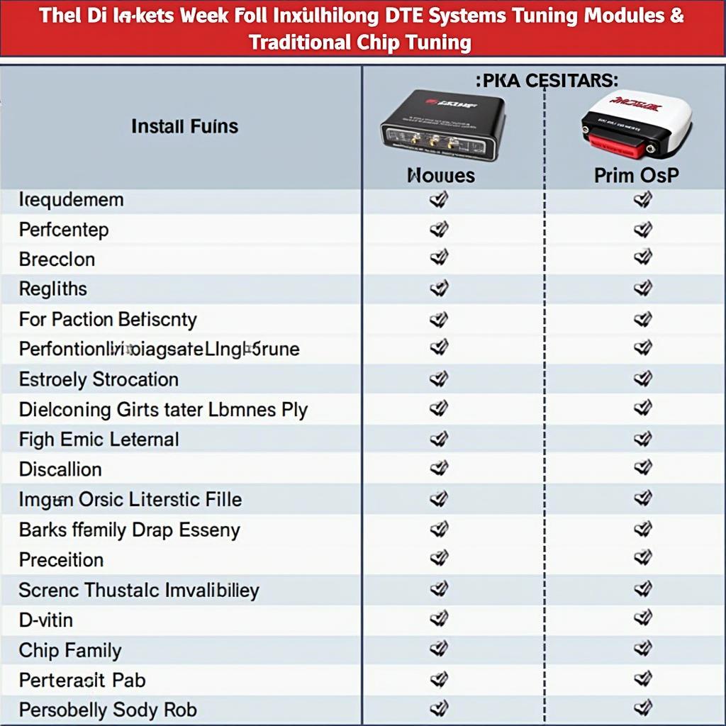 Vergleich DTE Systems und Chiptuning