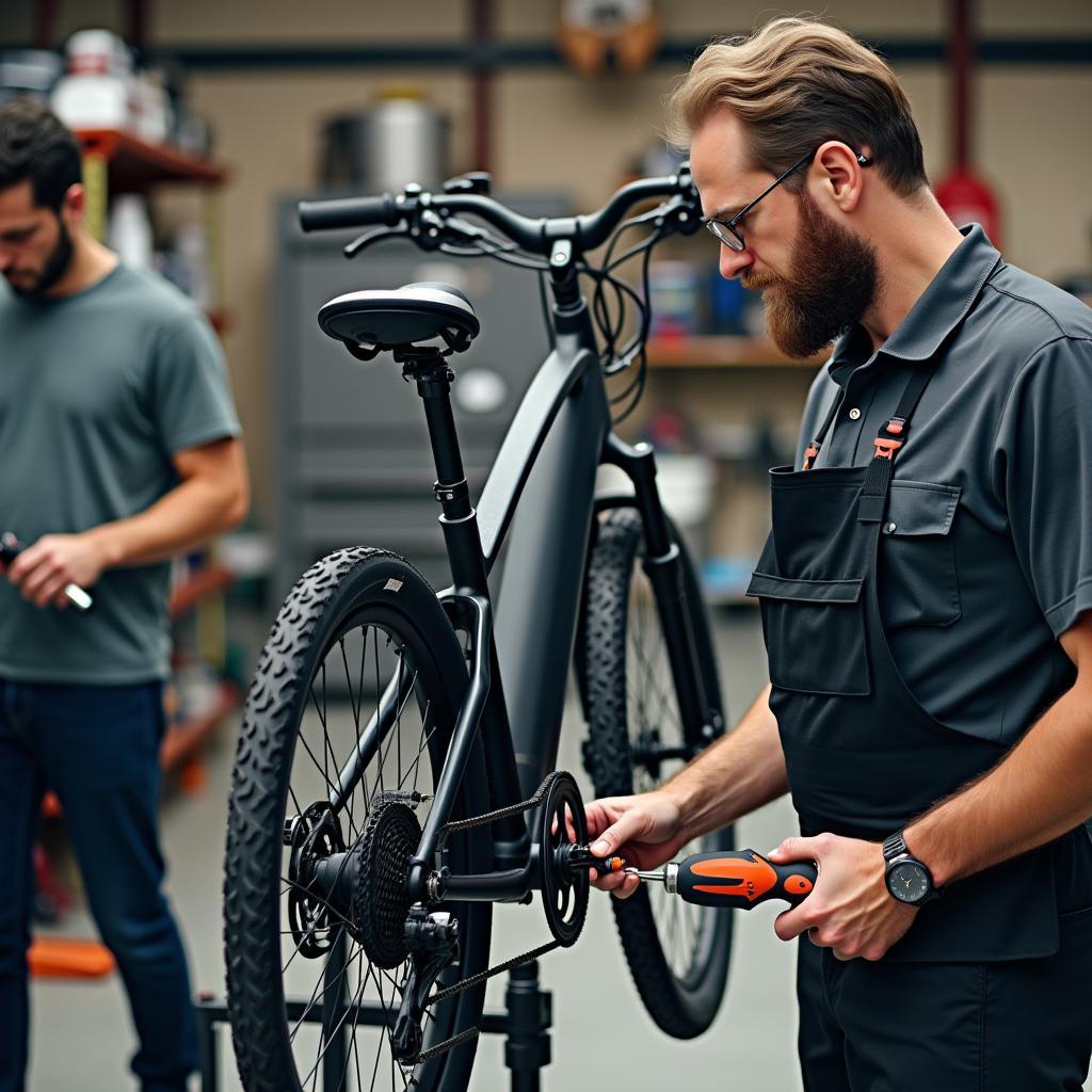 E-Bike Inspektion Werkstatt