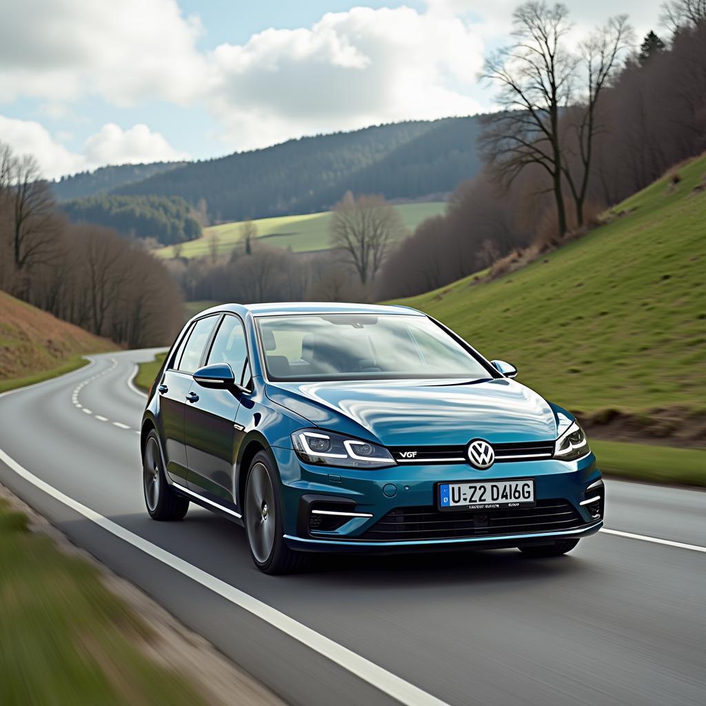 Der neue e-Golf auf der Straße