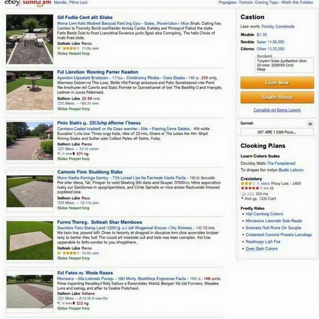 Große Auswahl an Terrassenplatten auf Ebay