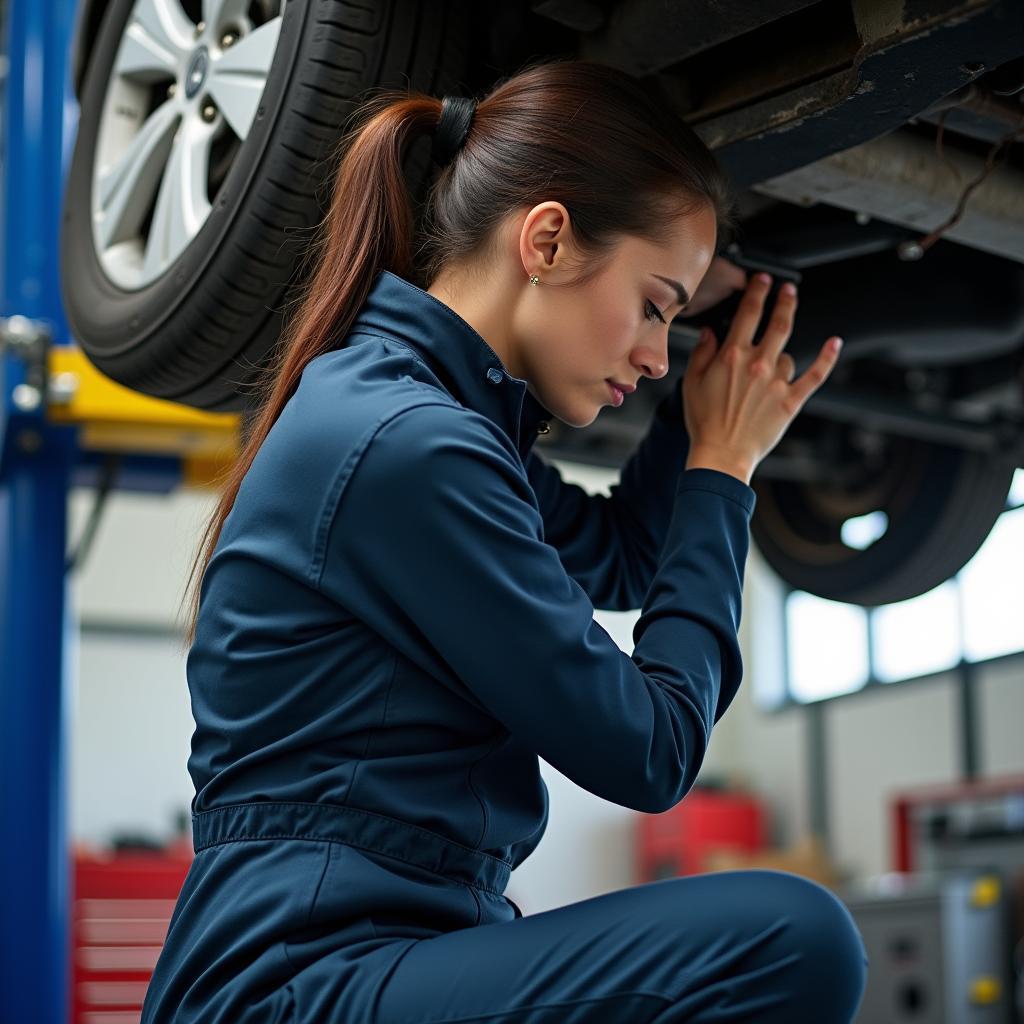 Einteiler Damen Eng: Sicherheit in der Werkstatt