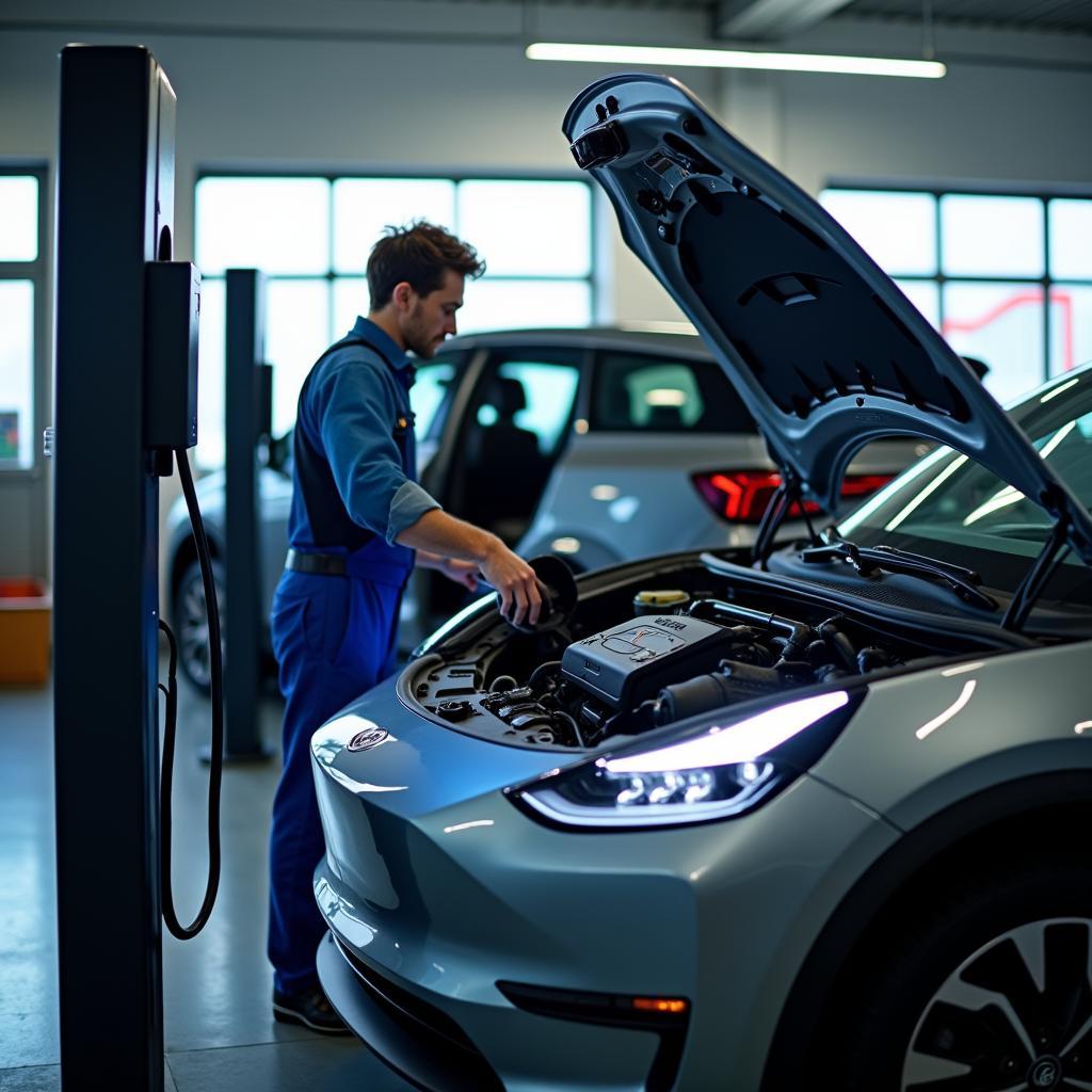 Elektrifizierung Fuhrpark Kfz Betrieb