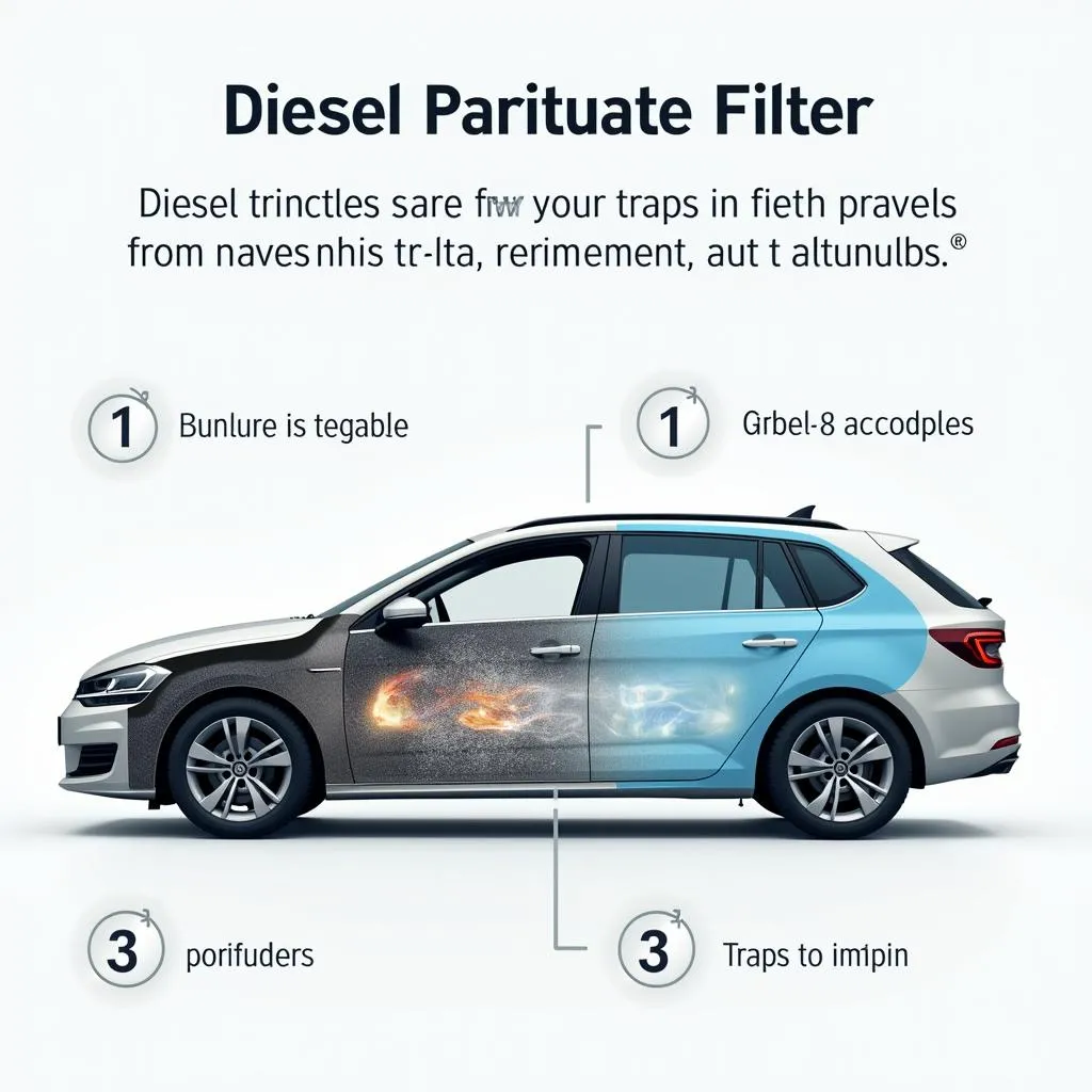 ユーロ4ディーゼル車両に搭載される粒子状物質フィルター（DPF）