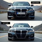 BMW i4 Facelift Vorher-Nachher Vergleich