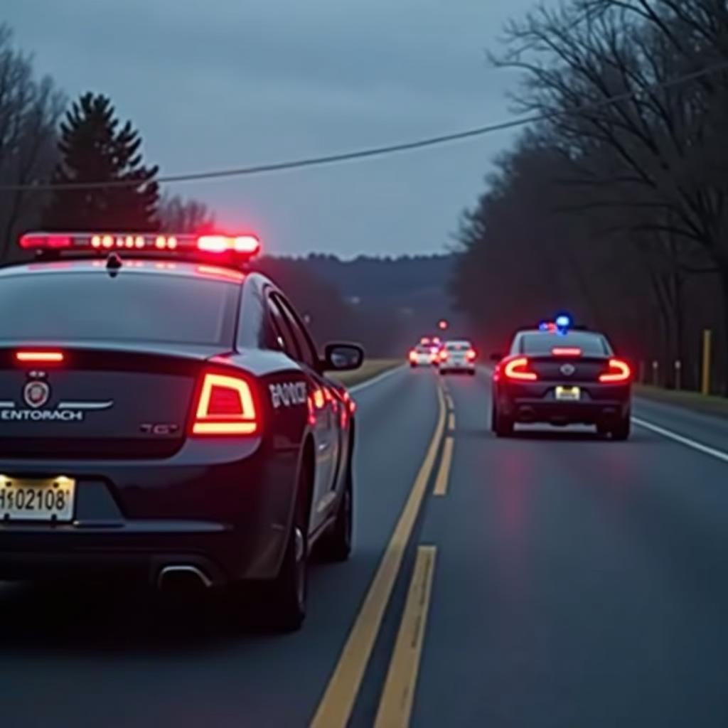 Polizei stoppt Auto