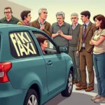 Kontroverse um Fake Taxi Aufkleber