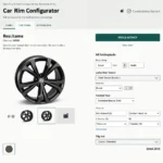 Felgen Konfigurator Fahrzeugdaten