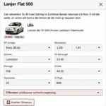 Online-Bewertung Fiat 500